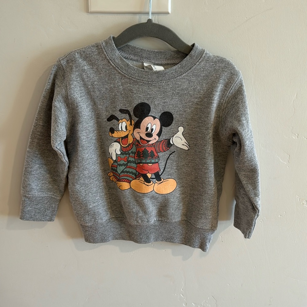 Disney Mickey Mouse & Pluto Sweatshirt